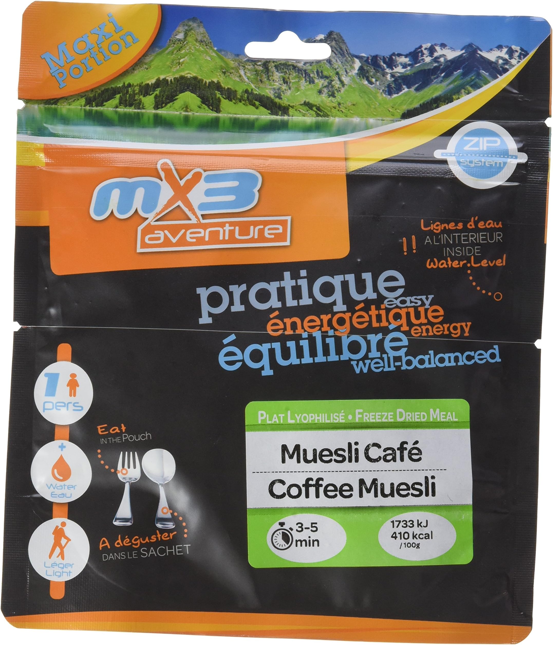 MX3 Adventure Freeze-Dried Meal Muesli Coffee