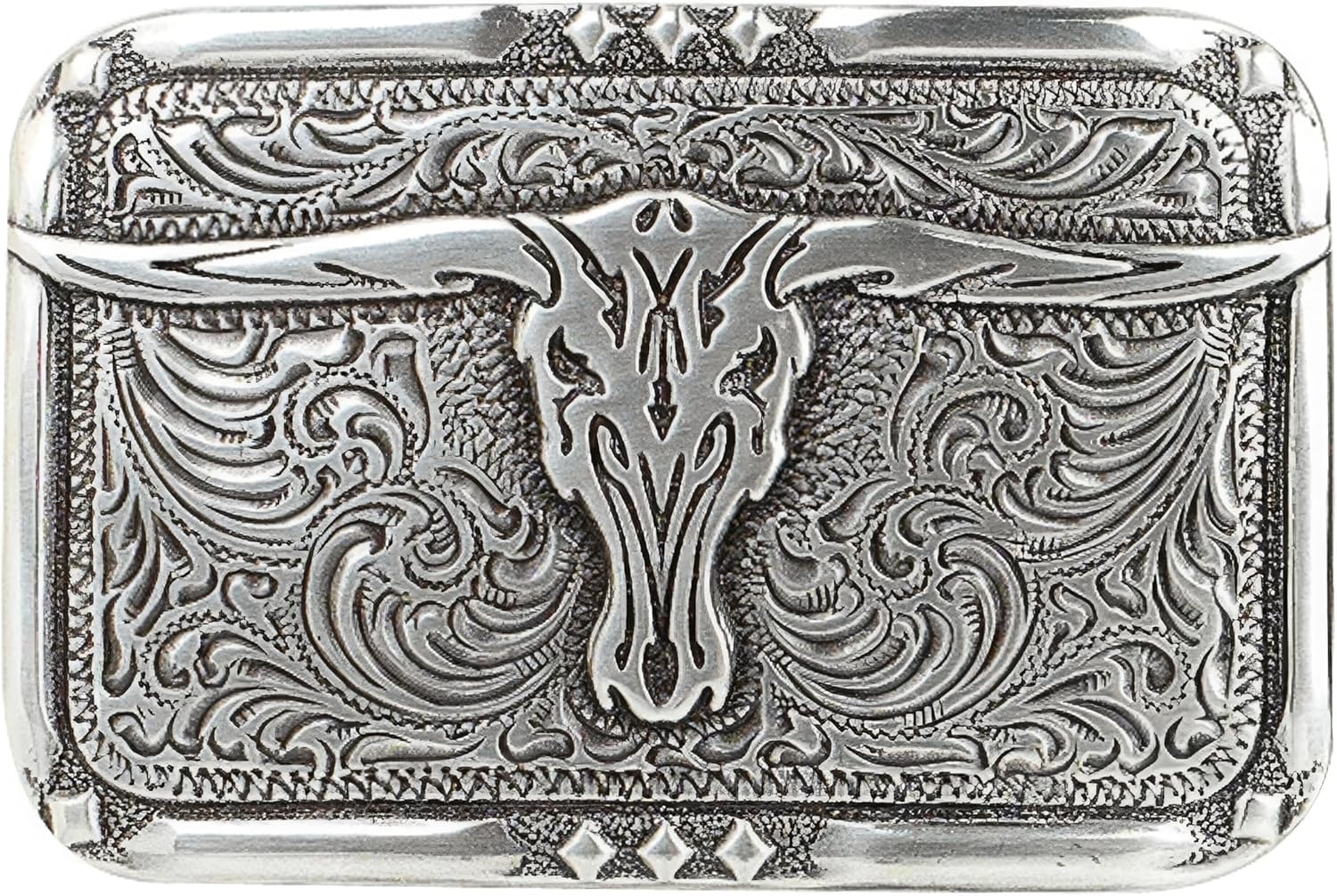Nocona Men's Crumrine Square Steer Buckle