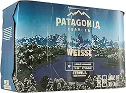 Pack de Patagonia Weissen Nacional Sleek 350ML, 8 Unidades