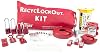 Zing Green Products 2724 RecycLockout Lockout Bag Kit with Aluminum Padlocks, 35 Components