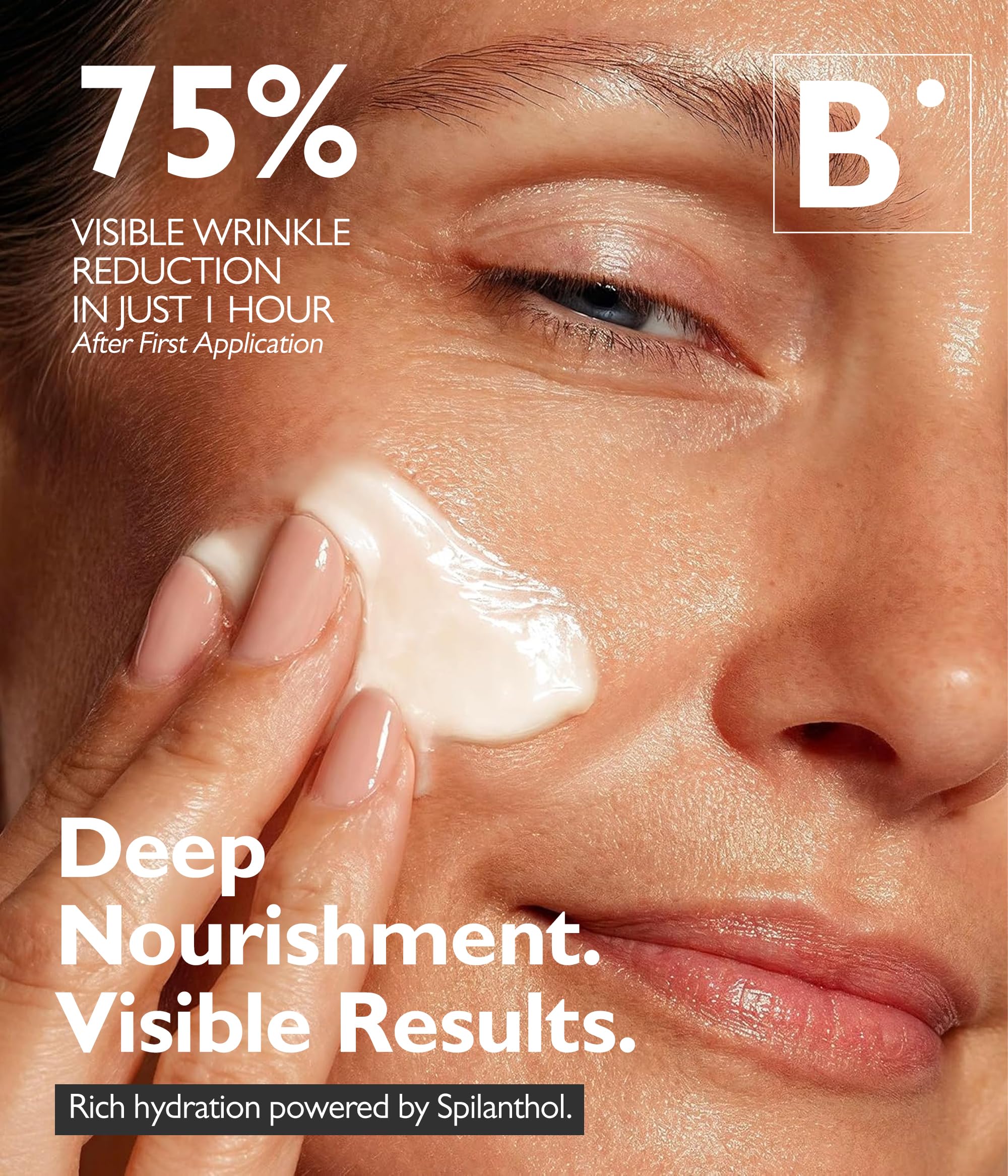 Biotulin - Rich Cream 50ml - Anti-Falten Feuchtigkeitscreme mit Spilanthol und Hyaluronsäure - Aufgepolsterte und intensiv genährte Haut für 24 Stunden