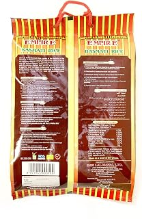 SHRILALMAHAL Empire Premium Basmati Rice 10 lbs - Aromatic Long Grain Authentic Indian Quality