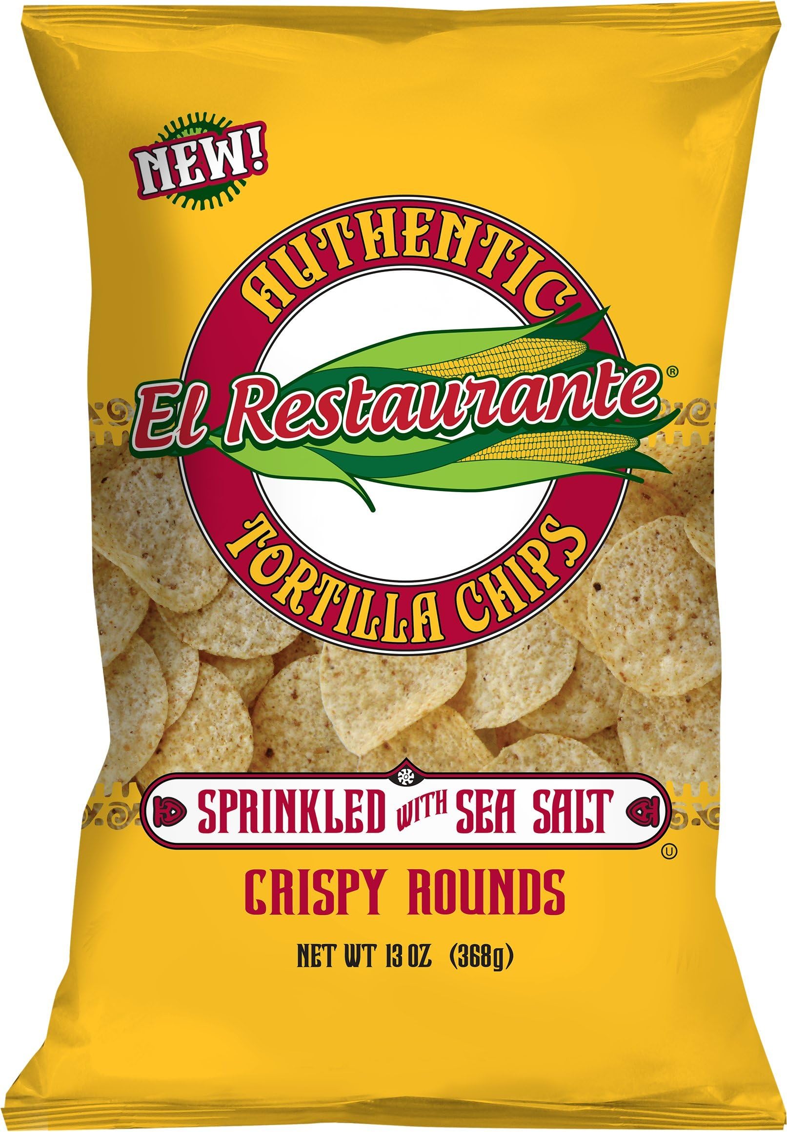 El Restaurante Tortilla Chips, Crispy Rounds, 13 Ounce