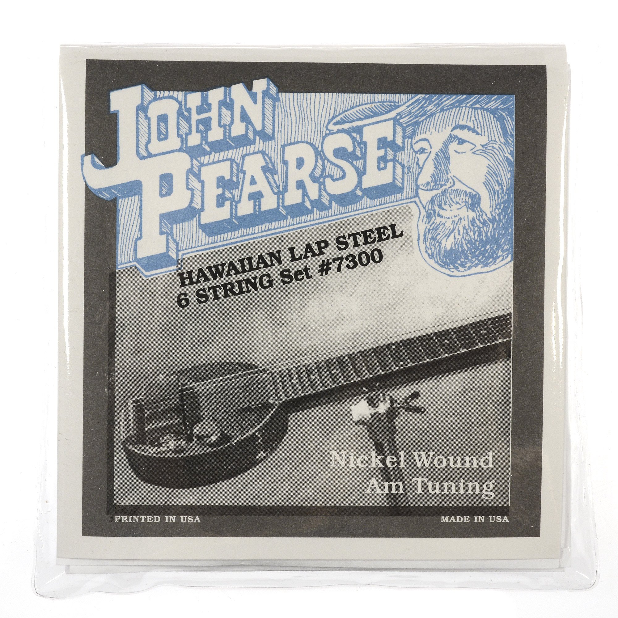 John Pearse Hawaiian Lap Steel Strings Pure Nickel Am Tuning 16-54