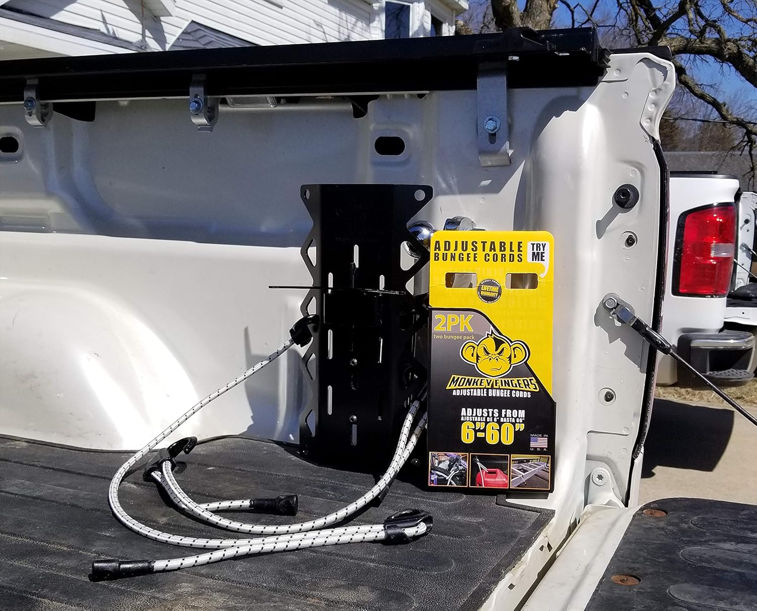 Gas Can Holder for Truck Bed, Tie Down Anchors, Propane Tank Holder - Cargo Post Kit That Holds Down Your Truck Cargo Securely and Installs in Minutes