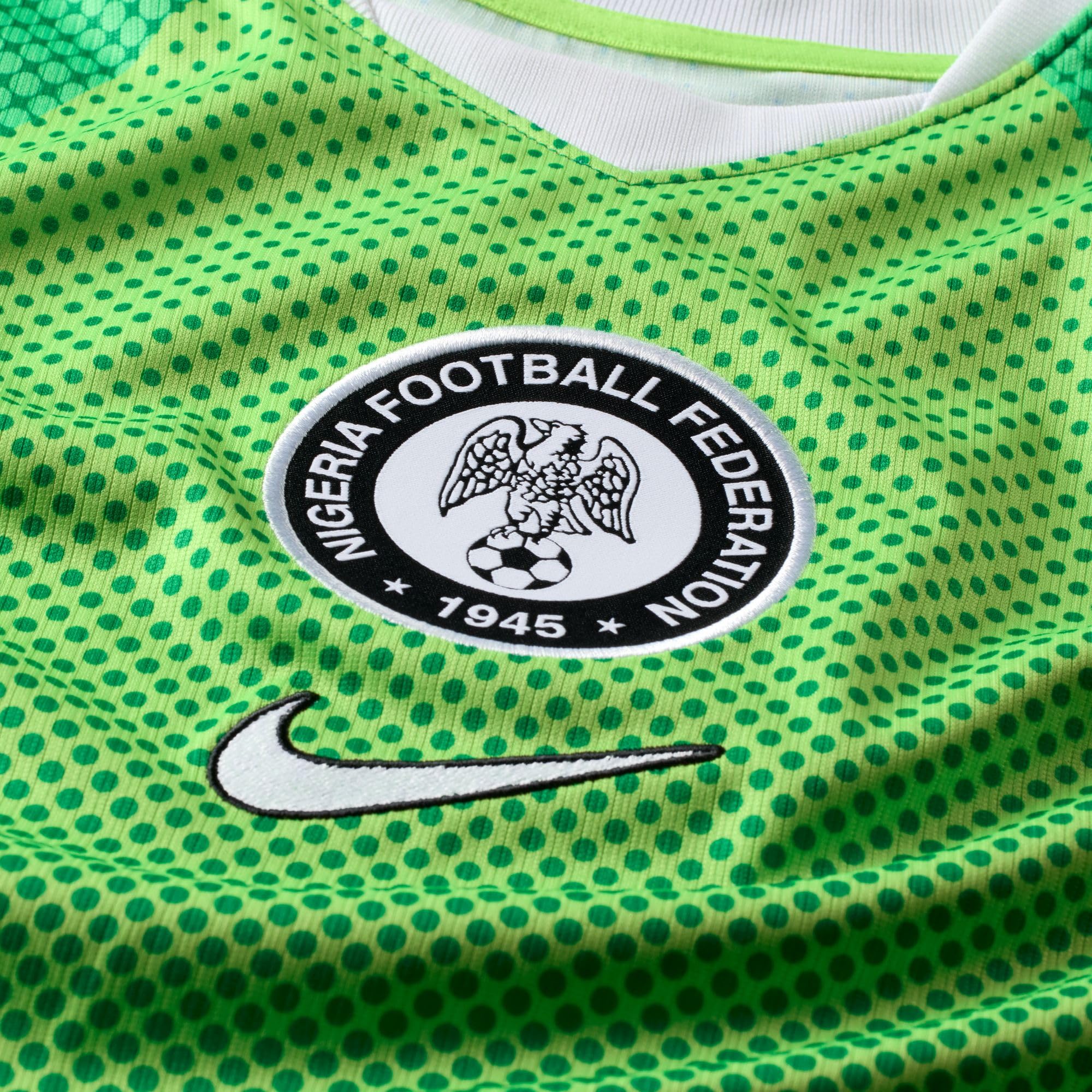 Nike Nigeria National Team Dri-Fit Stadium Home T-Shirt Uomo (Pacco da 1)