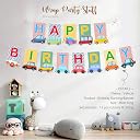 Suruchi Strokes Vehicle Birthday Decoration | Transport Theme Banner Bunting for Kids Car Theme Birthday Party gallery image