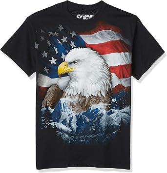 Liquid Blue Mens Freedom Flyer T-Shirt