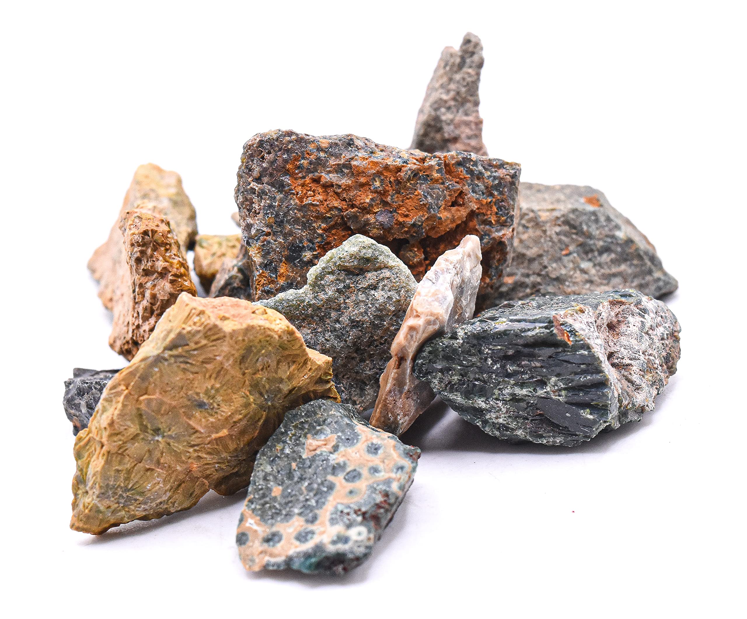 Natural Rough Stones Multi Gemstone Crystal Mineral Raw Specimen