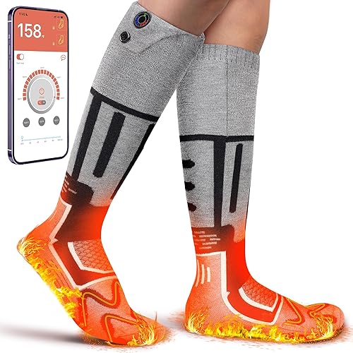 Calcetines térmicos para hombres y mujeres, calcetines eléctricos, calcetines térmicos recargables para hombres, calcetines calentadores de pies,