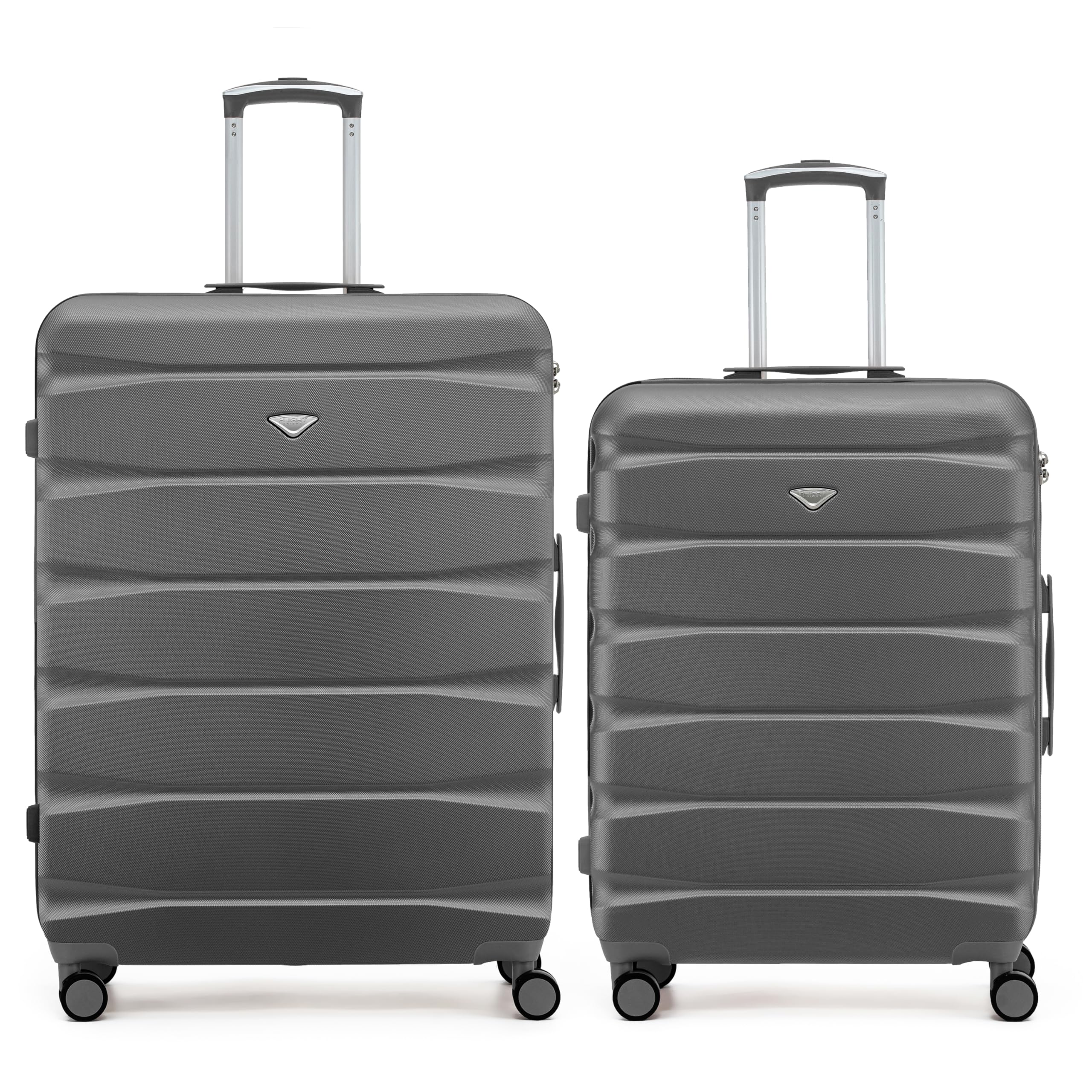 Flight Knight Underseat Cabin Suitcase 45x36x20cm | Free Hand Luggage for EasyJet & Wizz Air | Lightweight ABS Hard Shell with 8 Silent-Glide Spinner Wheels | Max Space Travel Bag — view 259