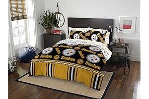 Full-Size Steelers Rotary Bed-in-a-Bag Set
