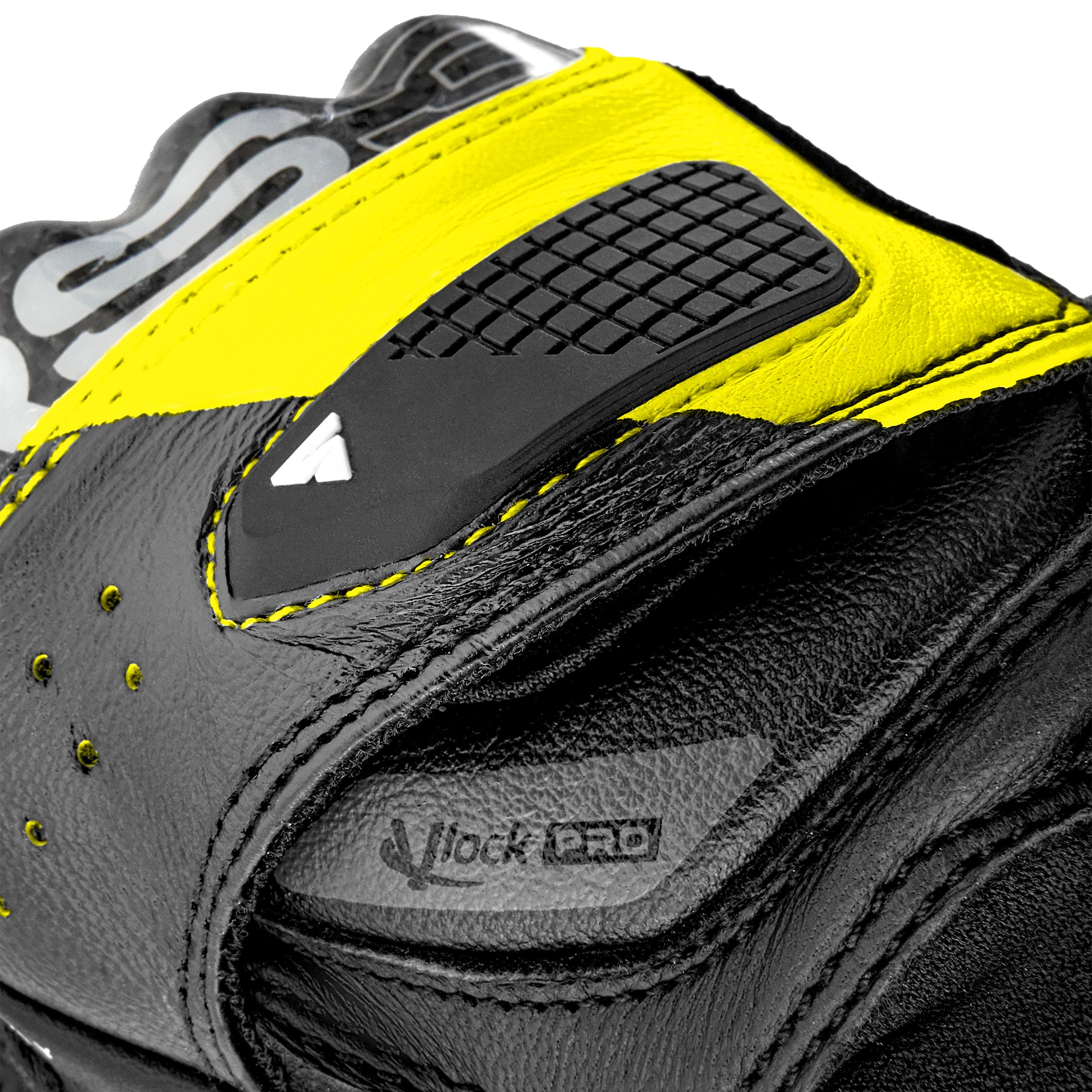 SHIMA RS-3 Guantes Moto Mujer Cuero Homologados Largo Verano Motos Guante Ventilado Certificatos Con Protección Motorista Racing Protecciones Ventilación Verão (Femenino, Negro, XS)
