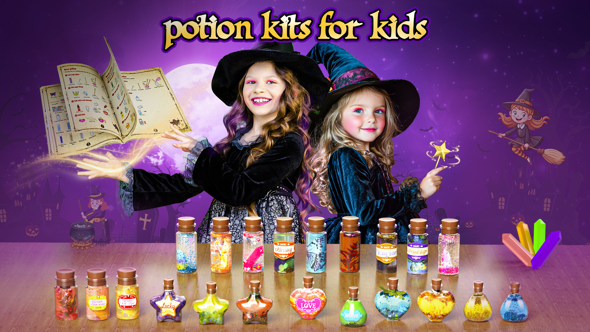 Amazon.com: GORISPI Magic Potion Kit for Girls - Fairy Potions Kit