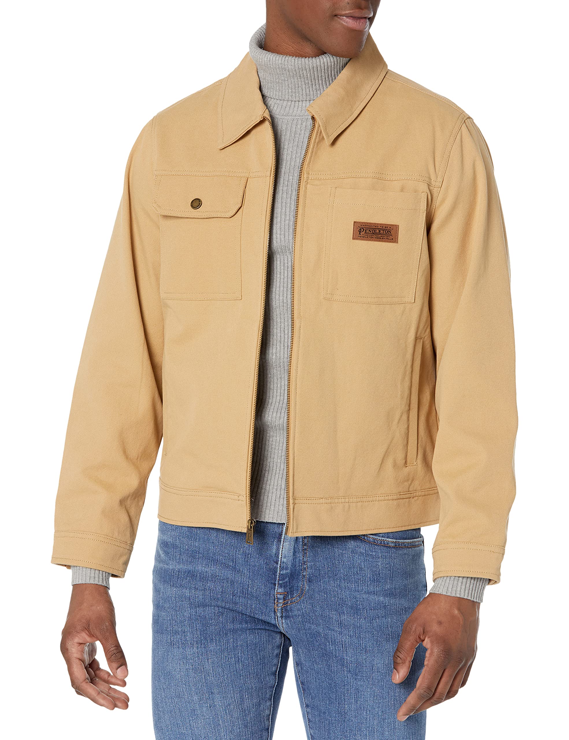 PendletonMens Howie Canvas Zip Trucker Jacket Trucker Jacket