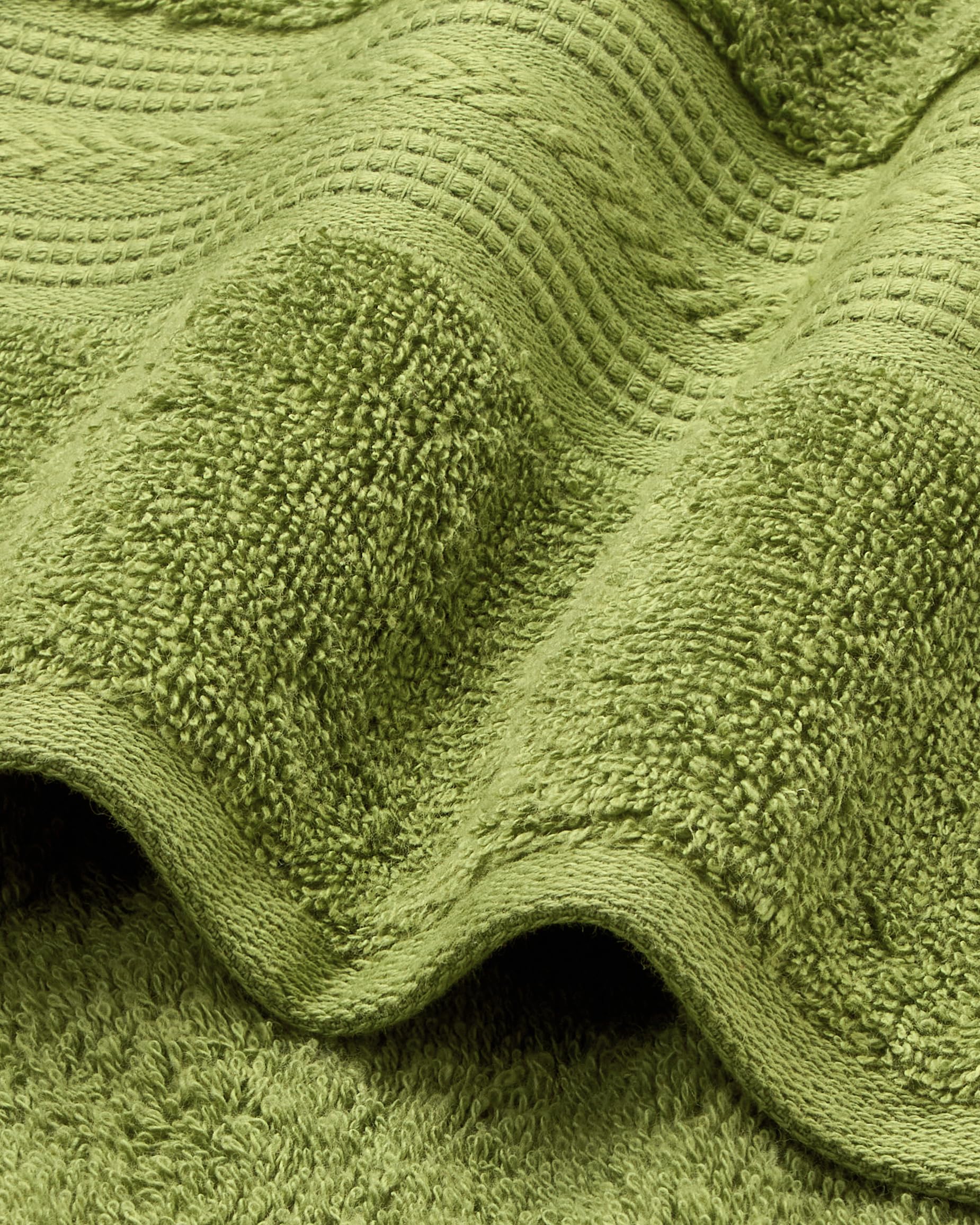 Himeya Toallas de baño 100 % algodón, toalla de baño de tamaño grande, 500 g/m², 1 toalla de baño para hombres y mujeres, 70 cm x 140 cm, color verde oliva
