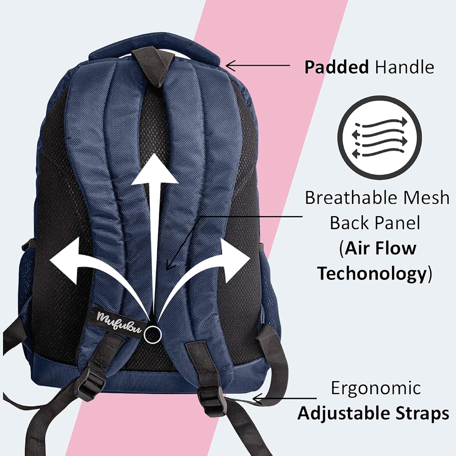 Presents Lexus Laptop Backpack Upto 15.6 inches for Men & Women (Blue)