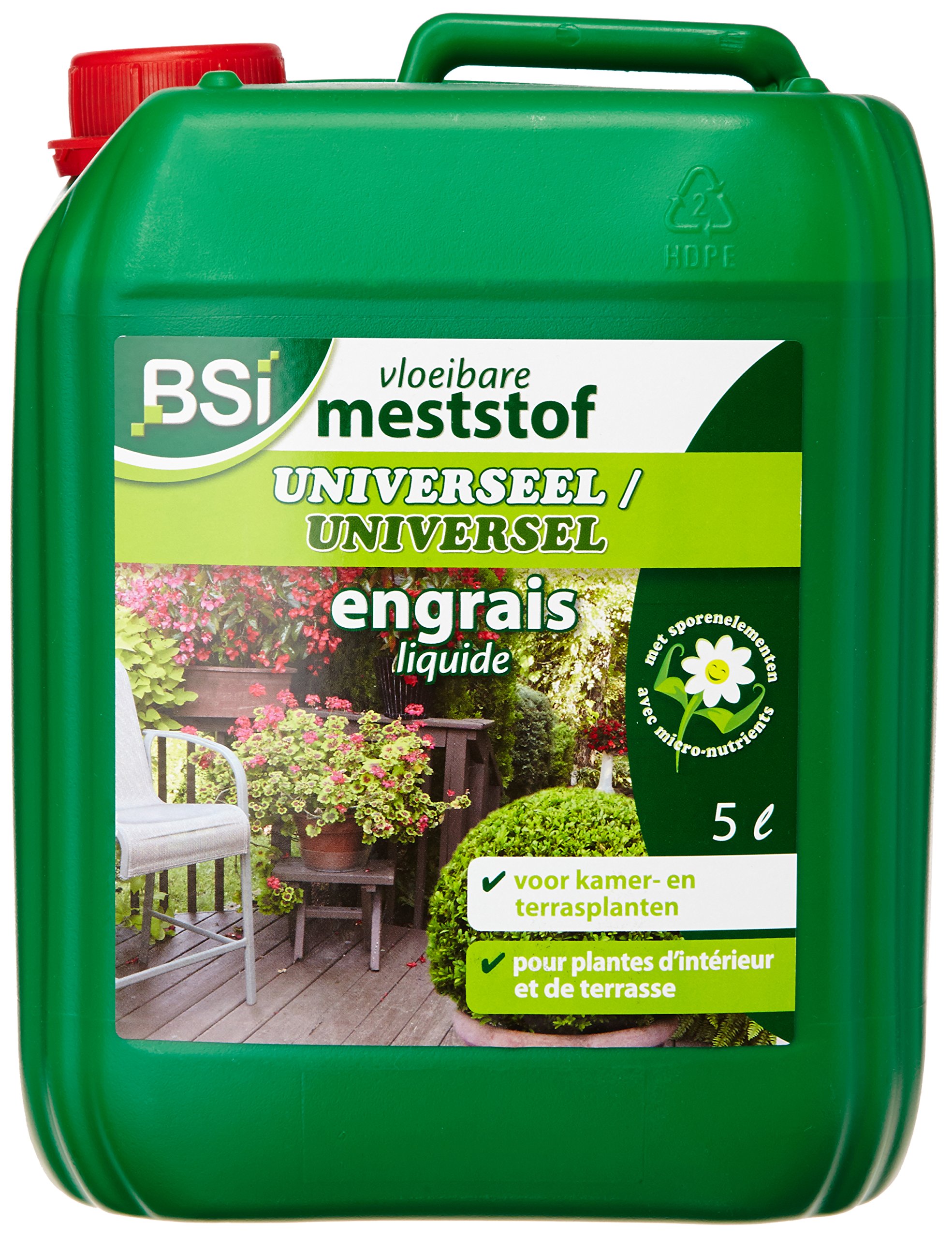 BSI Engrais Universel pour Plante d'Intérieur/Balcon 5 L & Solabiol SOLICOMP1 Liquide 1L - Utilisable en Agriculture Biologique