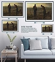 Vista 7 de Jean-Francois Millet - El Ángelus (1859) - Póster de pintura clásica, regalo de arte/ Tamaño: A5 (5.827 x 8.268 in)