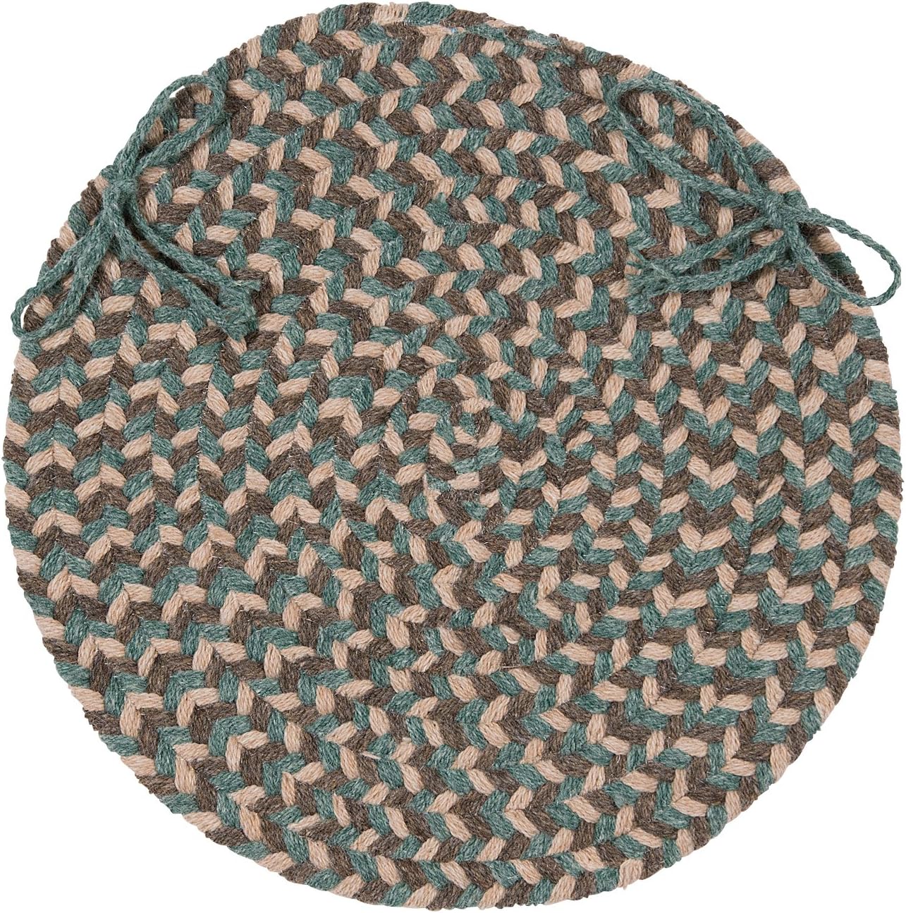 Colonial Mills Boston Common Chair Pad, Driftwood Teal