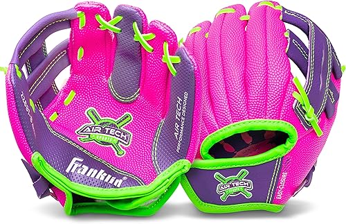 Miniatura 8 de Guante de béisbol Franklin Sports Air Tech con pelota - Béisbol para niños - Espuma Air Tech suave