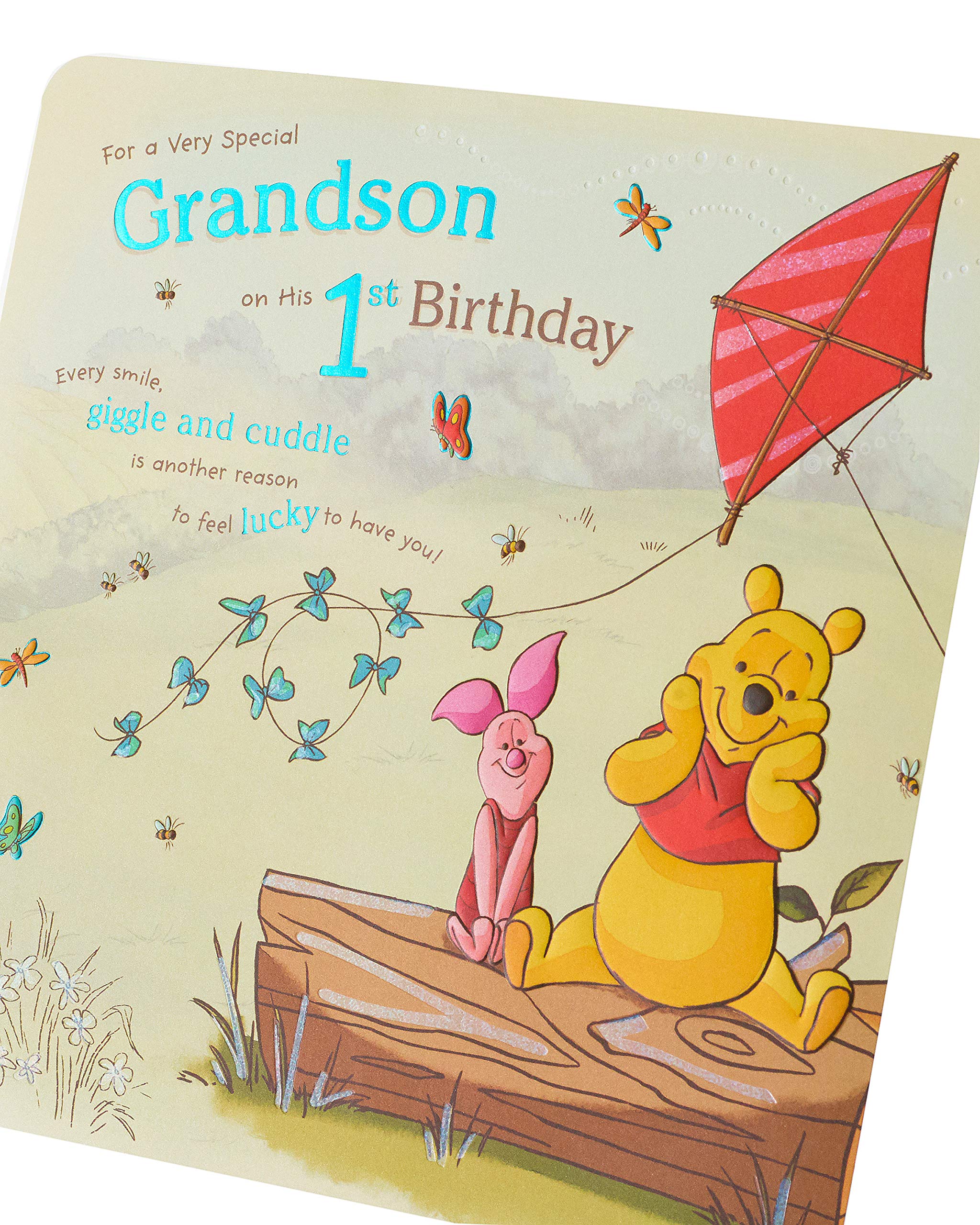 Biglietto 1° Compleanno Boofle Con Lamina Argento - UK Greetings