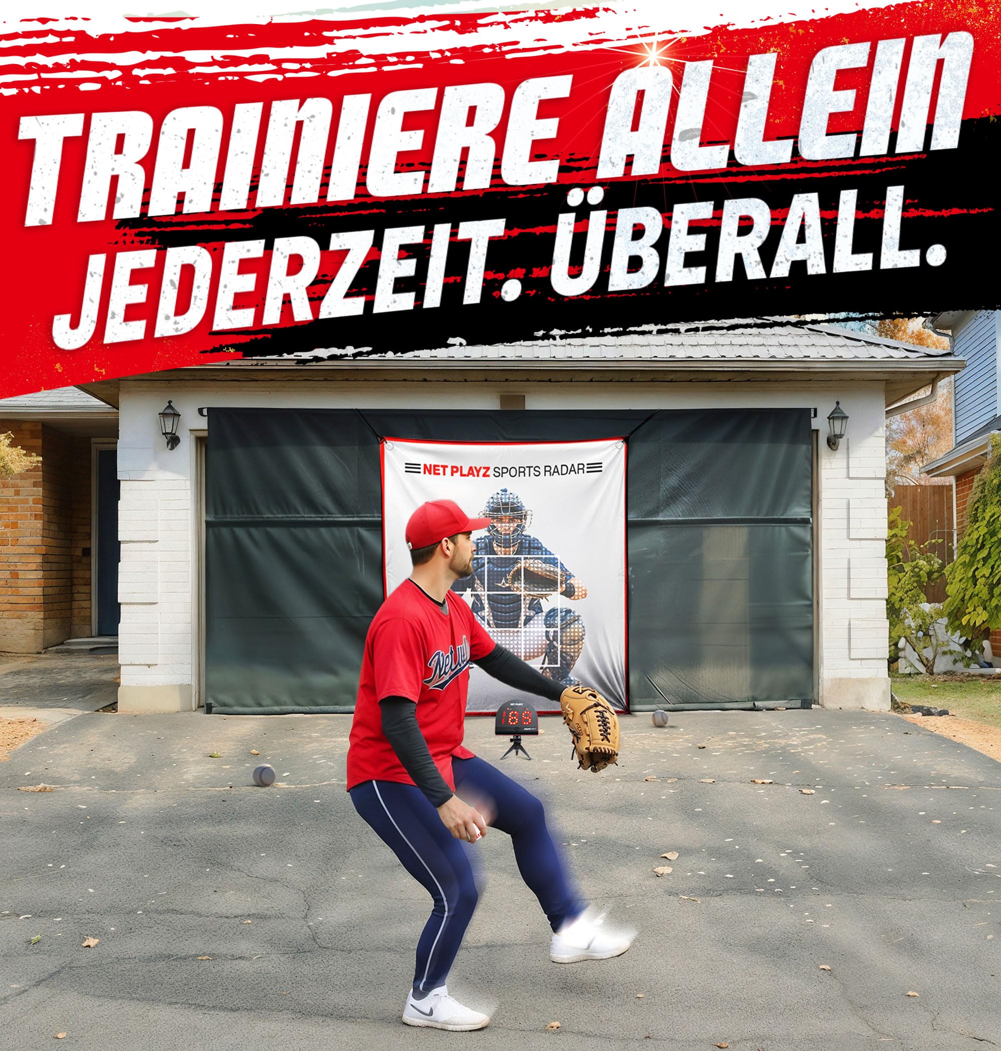 NET PLAYZ Baseballradare, Trainingsgeräte mit Geschwindigkeitssensoren | Baseball Geschenke, Hightech-Gadgets und Ausrüstung für Baseballspieler