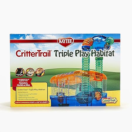 Kaytee CritterTrail Triple Habitat
