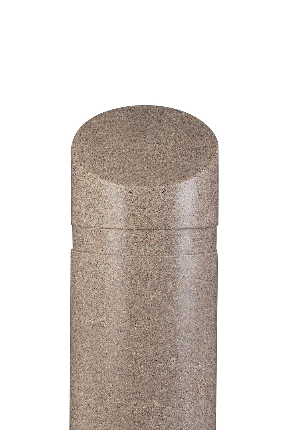 BollardGard 11 x 39 Decorative Slant Top Bollard Cover (Max pipe height - 27) - Innoplast (Tan Granite)