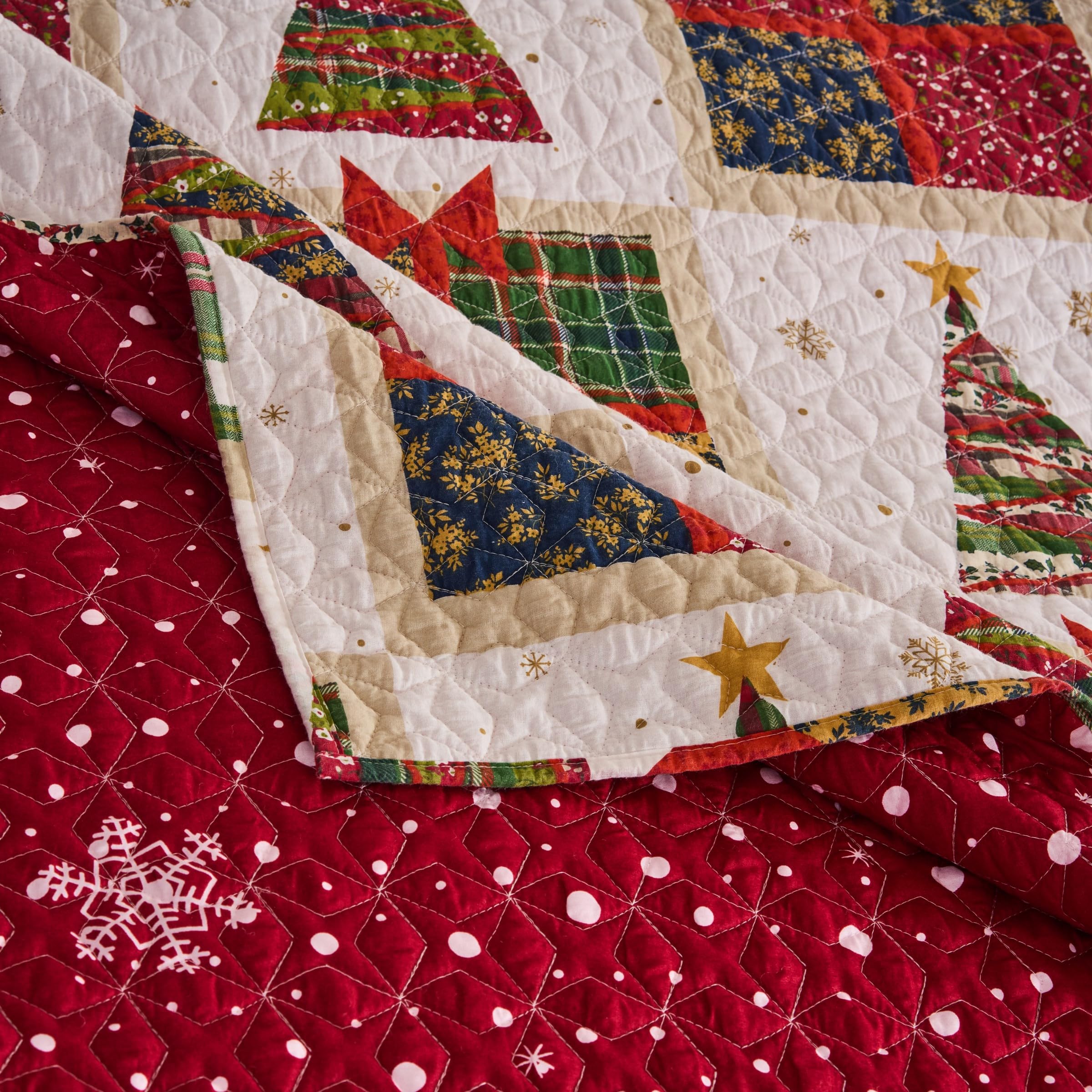 Greenland Home Fair Isle - Set copripiumino in velluto, 3