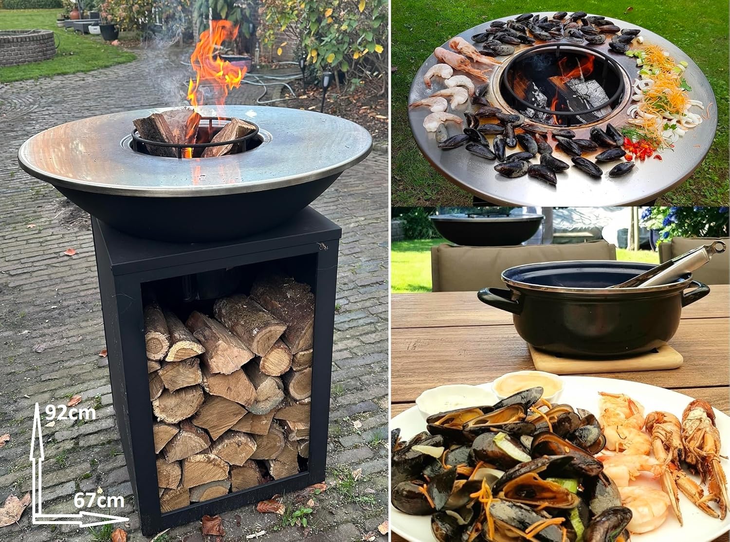 Terma Vuurplaat - 80 cm - dikte - 6 mm - gemaakt in Duitsland, grillplaat plancha grillplaat vuurring voor vuurvat vuurplaat voor 200L vat Terma Vuurplaat - 80 cm - dikte - 6 mm - gemaakt in Duitsland, grillplaat plancha grillplaat vuurring voor vuurvat vuurplaat voor 200L vat