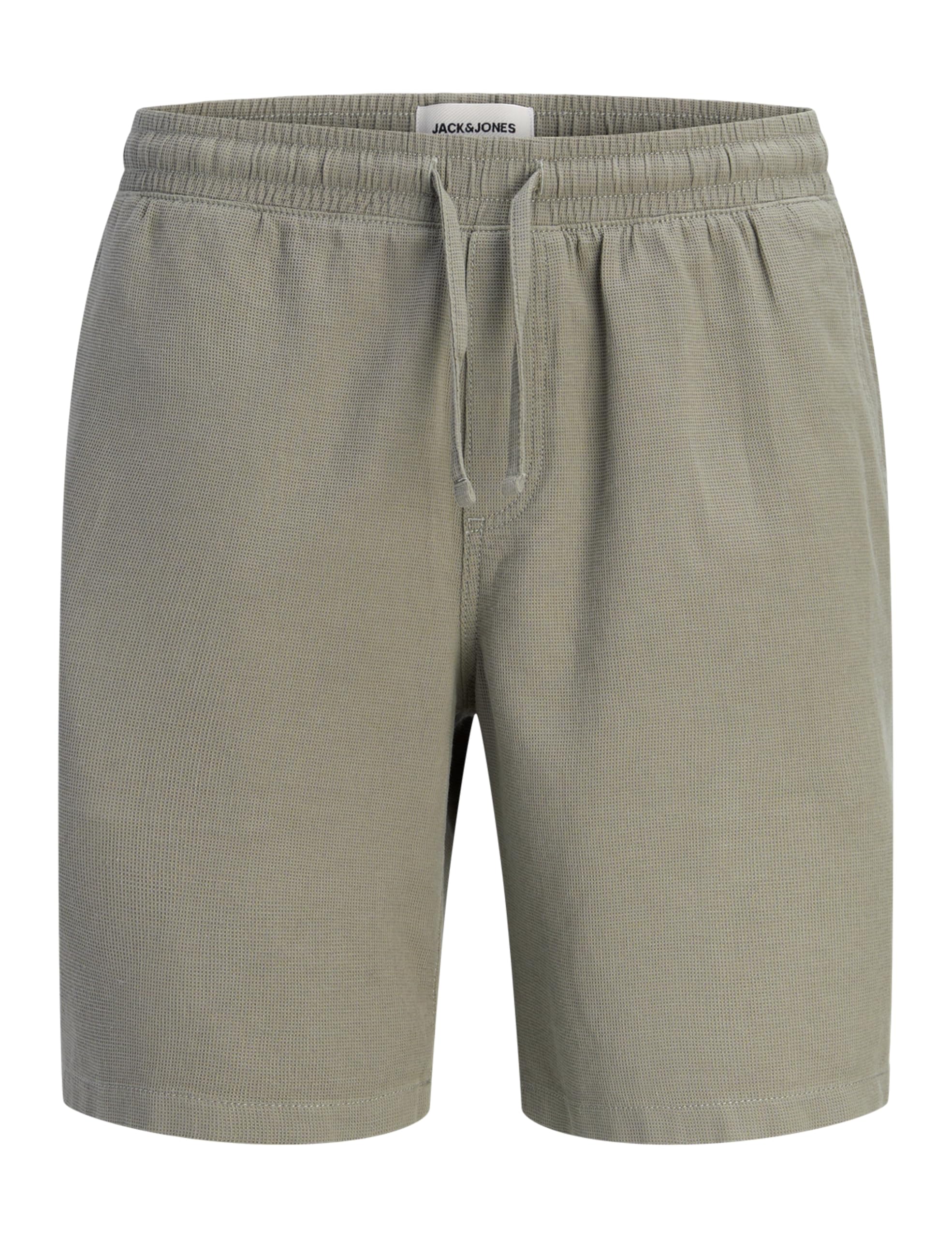 Jack & Jones Men's Vetiver Jpstjaiden Waffle Resort Shorts Reg
