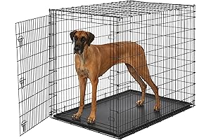 Midwest 54-Inch Single Door Crate: Spacious Abode for Giant Canine Companions