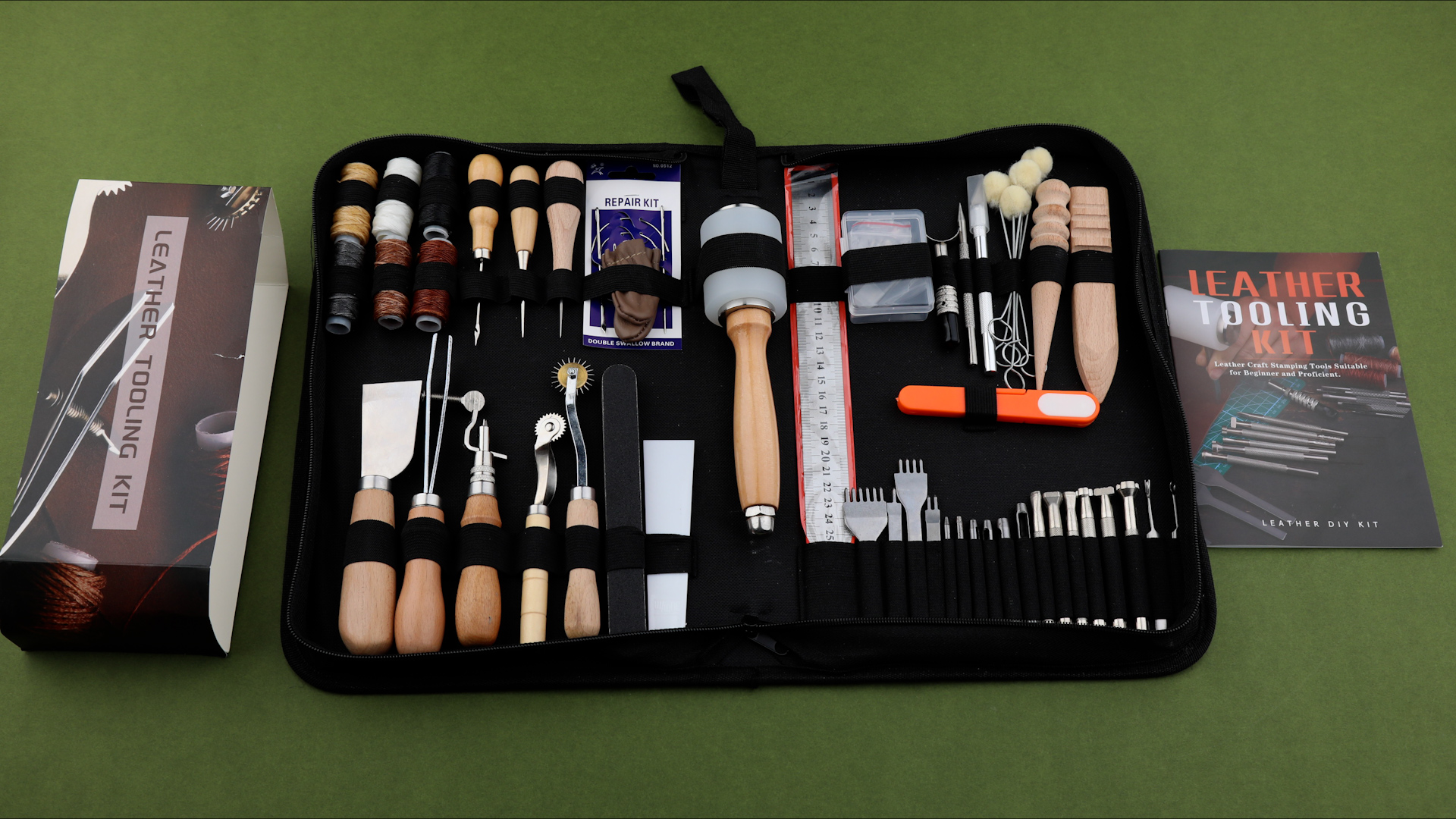 Amazon.com: Leather Working Kit, Leather Tools, Working Tool Kits