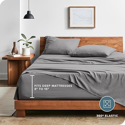 Miniatura 4 de Bare Home Juego de sábanas de primera de microfibra ultrasuave