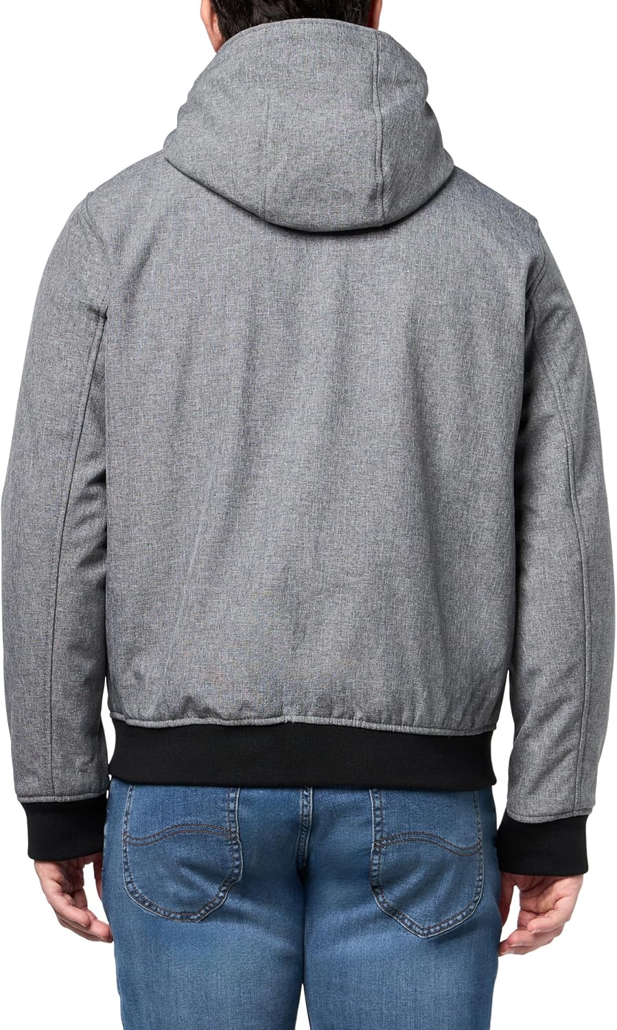 Champion mens Hooded Softshell Bomber Jacket With Bib - Image 2