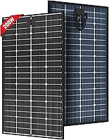 Vista 1 de JJN Bifacial 200 Watt Solar Panel, 16BB N-Type 200W 12V 25% High Efficiency 200W Solar Panels, Monocrystalline Solar Module for RV Home Farm Trailer