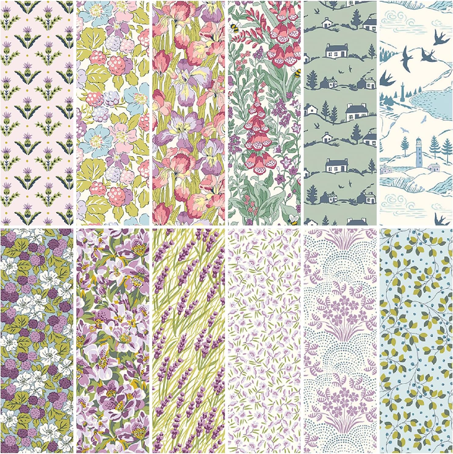 Riley Blake - Postcard from the Highlands 10" Stacker by Liberty Fabrics