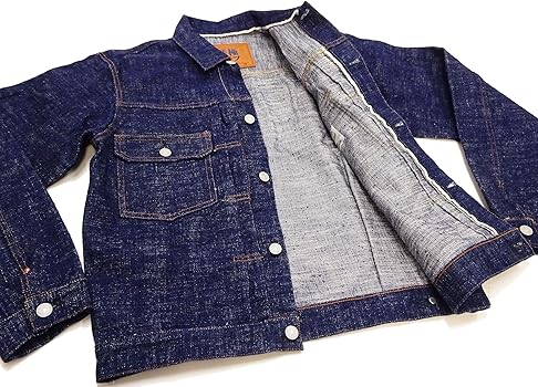 【セール】ステュディオダルチザン ロゴ刺繍 ジャケット デニムジャケット 38 STUDIO D'ARTISAN ステュディオダルチザン D4359 刺繍 デニム ワーク