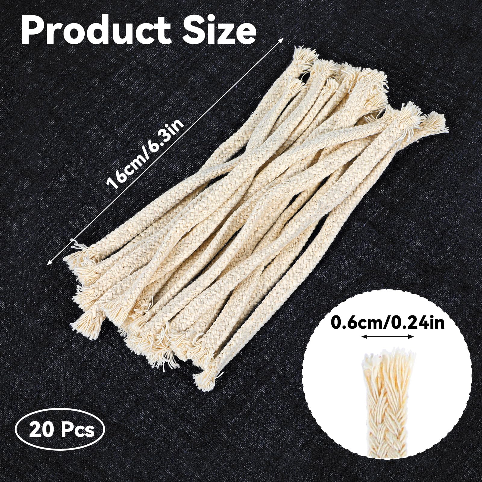 candlemakers Wicking CD-5, 2.5 inch: 8 Dozen Wicks