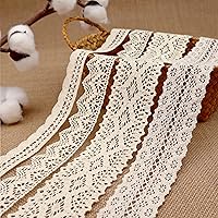 Vista 7 de Cinta de encaje vintage de 15 yardas para manualidades de costura, envoltura de regalos