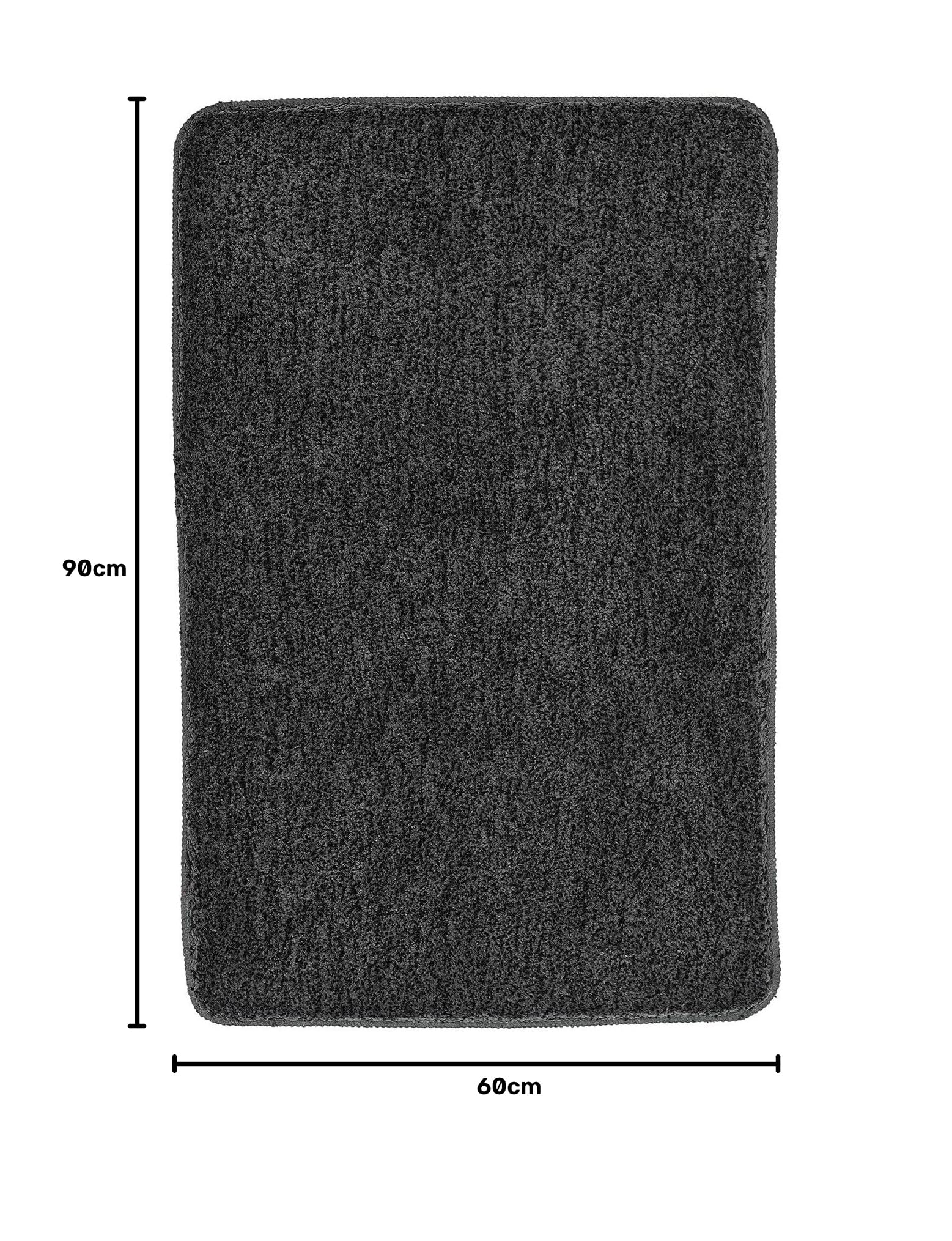 Kleine Wolke Seattle / 60 x 90 cm/Farbe Schiefer Badteppich, Polyester, 60x90x3 cm, 4004478264786