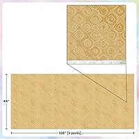 Vista 7 de Teacher Created Resources Tela de clase creativa Golden Textile para tablones de anuncios de aula, almohadas, cortinas y manualidades (TCR77430)