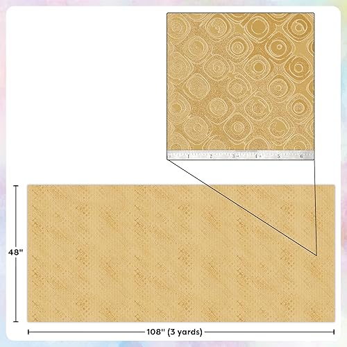 Miniatura 7 de Teacher Created Resources Tela de clase creativa Golden Textile para tablones de anuncios de aula, almohadas, cortinas y manualidades (TCR77430)