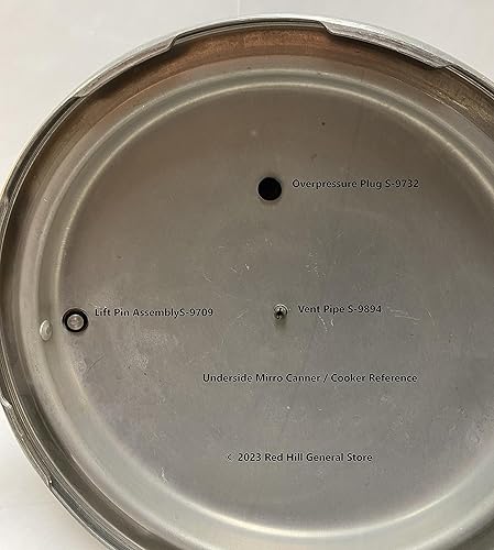 Miniatura 5 de Mirro S-9709 - Conjunto de pasador de elevación para ollas y latas a presión Mirro