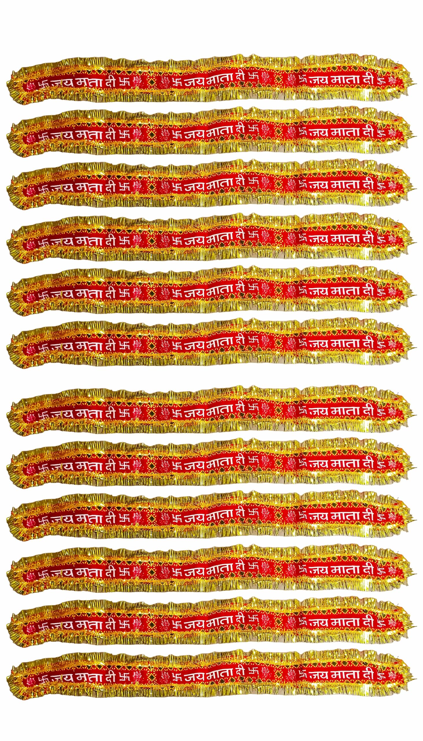 Jai Mata Di Patti Navratri Special Jai MATA Di Head Band Chunri MATA Chunri Chunni Kanya Bhoj Oodhni Dupatta Shrawali MATA Laxmi MATA Durga Laxmi Ganga Navrati Festival Dupattas Pack Of 12 || XQ09-image-14