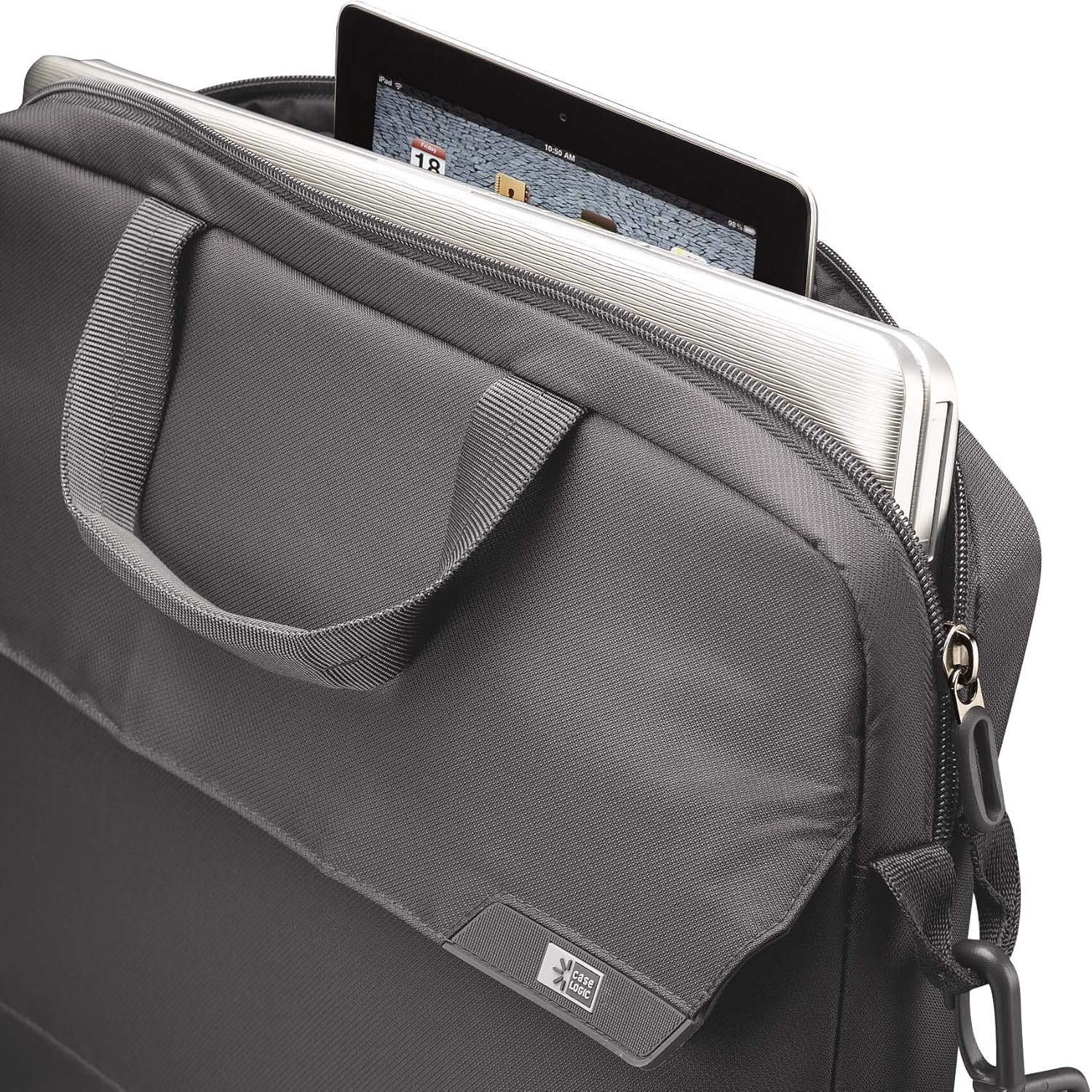 Case Logic MLA-114 14.1-Inch Laptop / MacBook Air / Pro Retina Display and iPad Attache' (Gray)