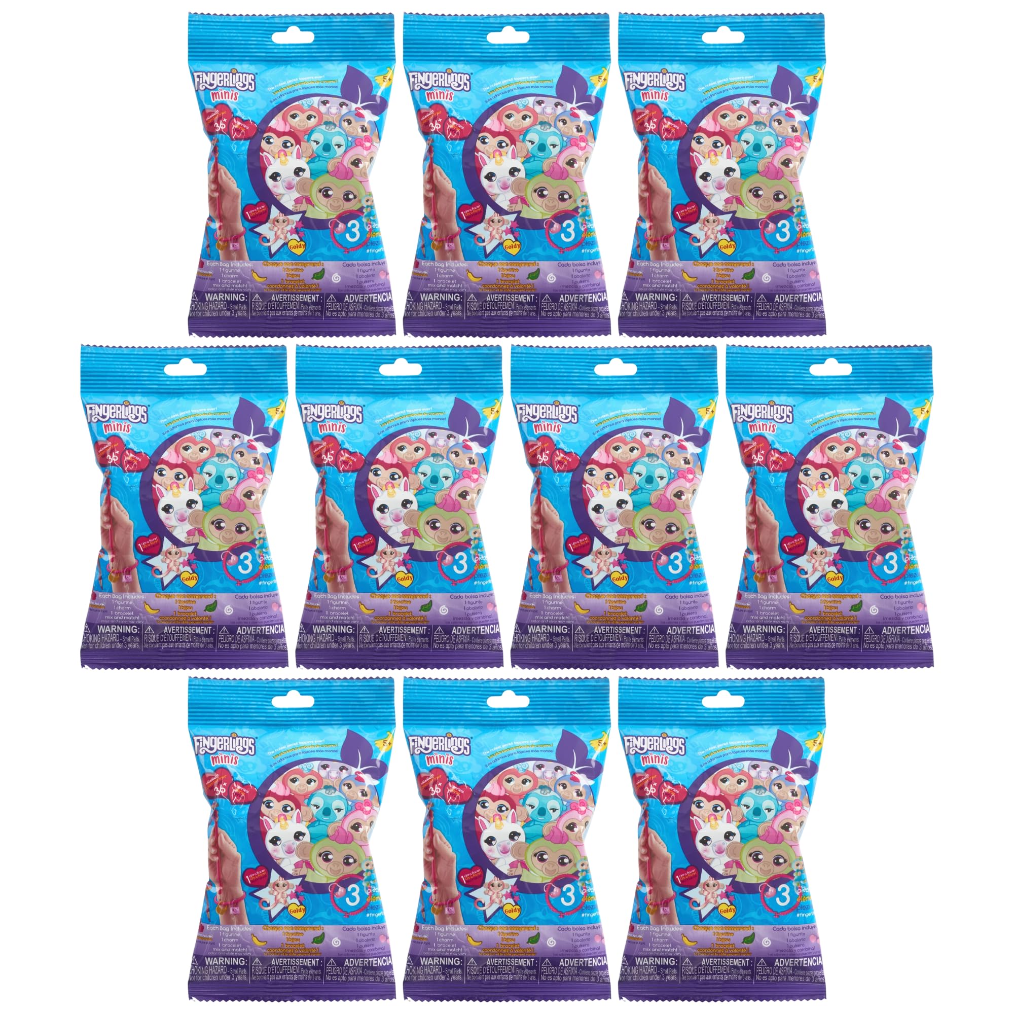 Hasbro Fingerlings Blind Bag Party Favours Pack of 10