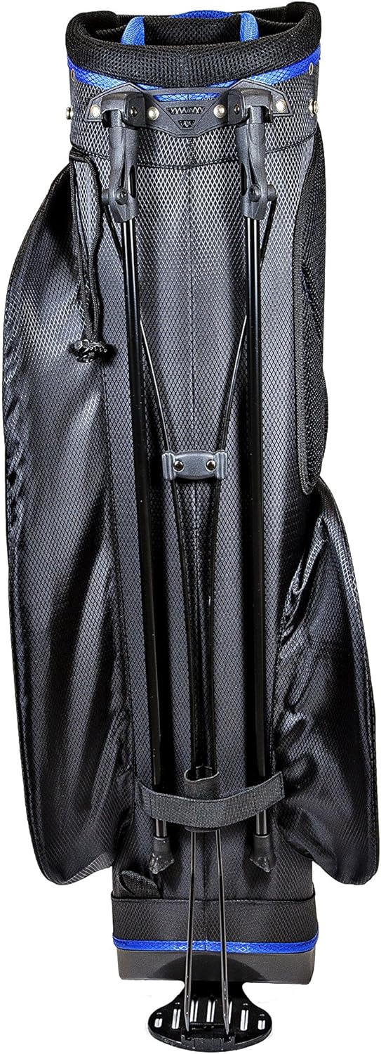 Club Champ Deluxe Stand Golf Bag, Black/Blue : Sports & Outdoors