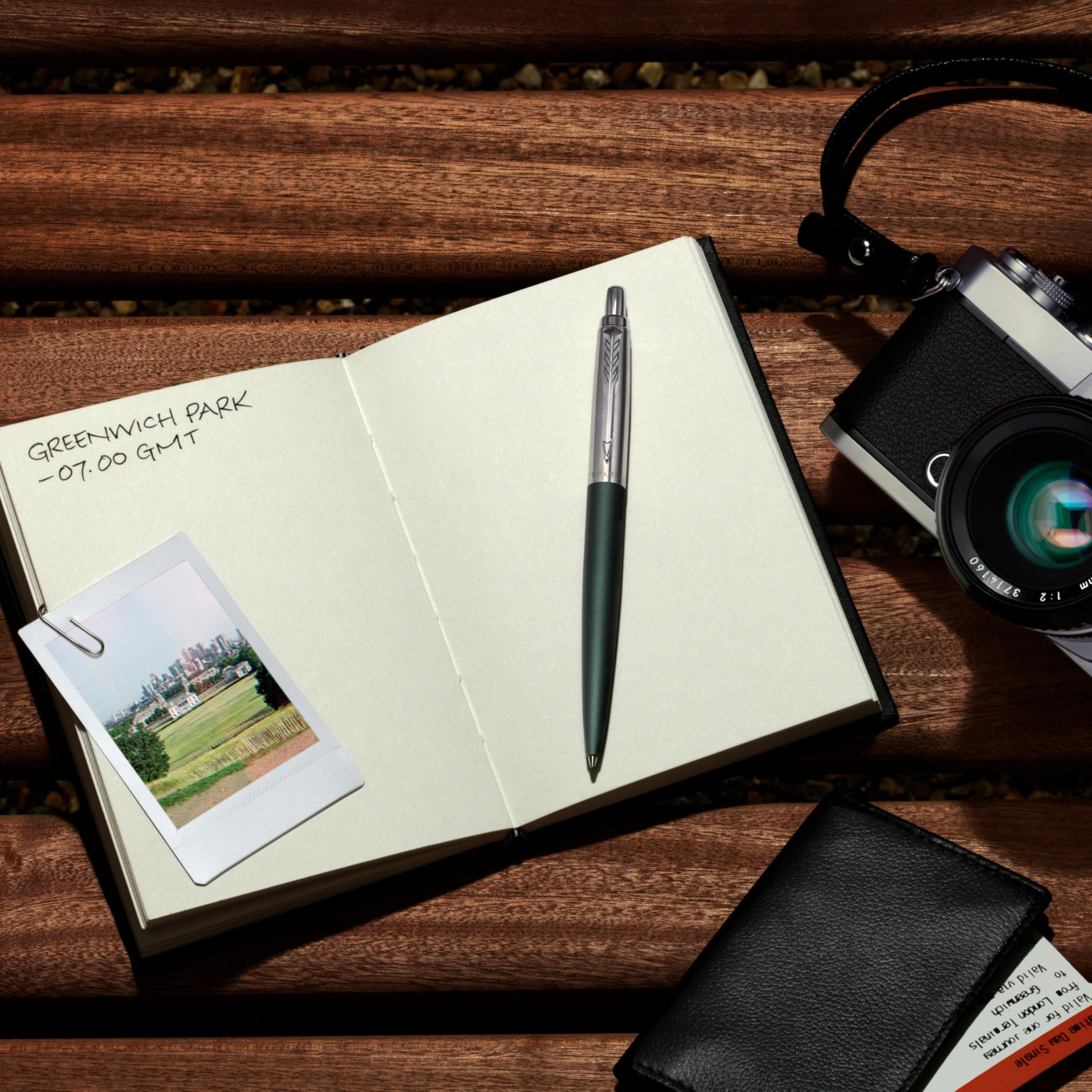 Parker Jotter XL Kugelschreiber | Greenwich Matte Green | Mittlere Spitze | Blaue Tinte | Geschenkbox